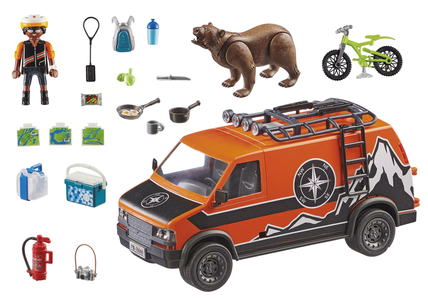 Playmobil 70660 Off Road Action Adventure Van - plegobil