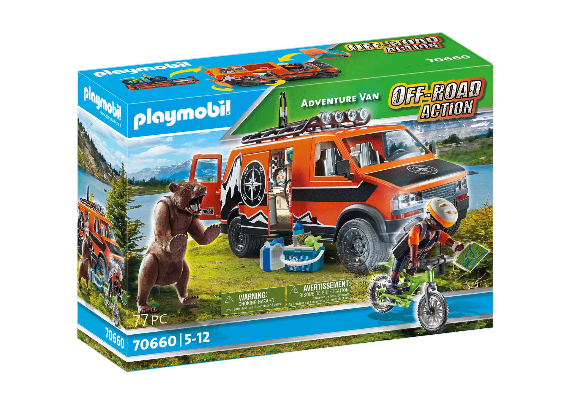 Playmobil 70660 Off Road Action Adventure Van - plegobil