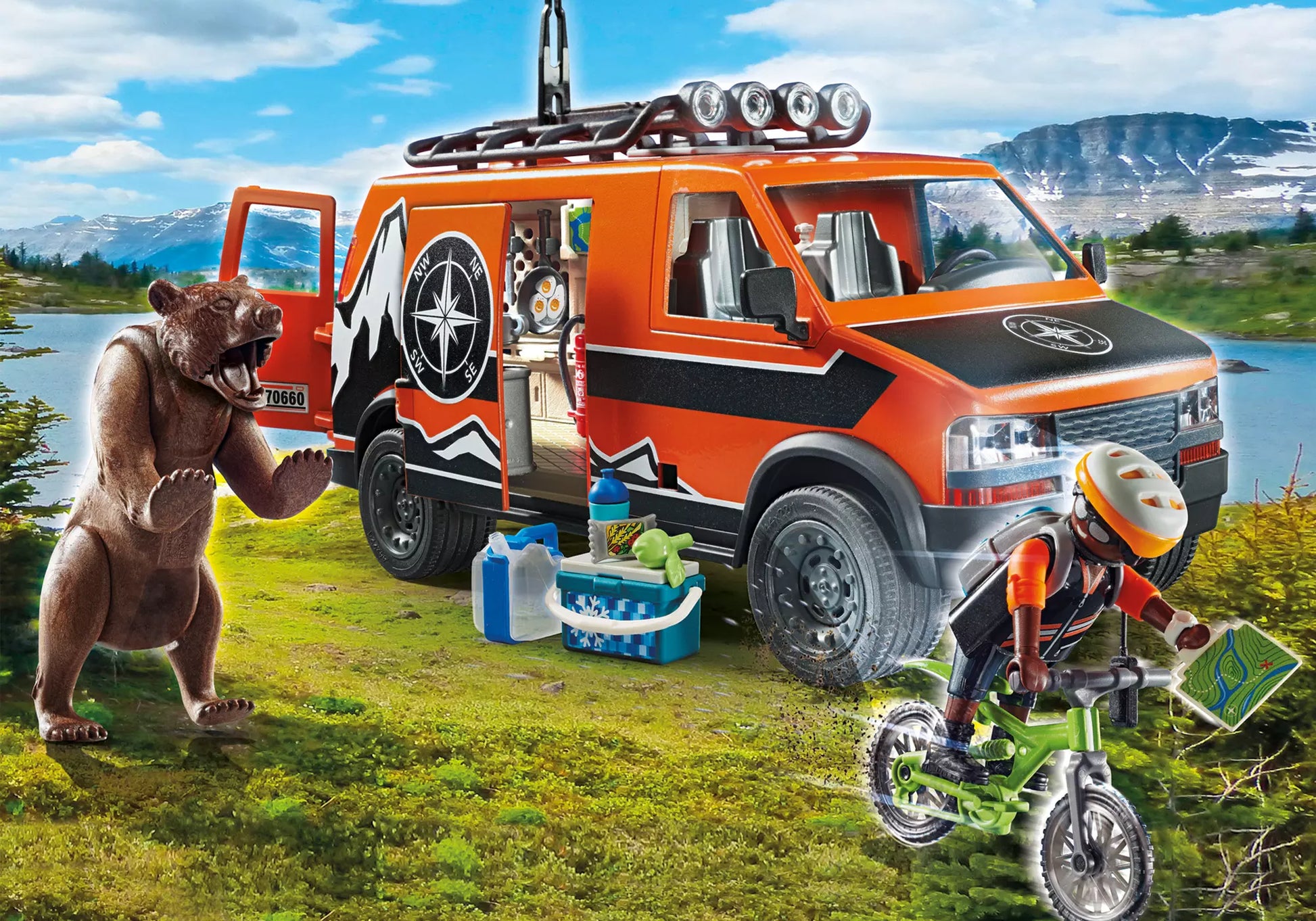 Playmobil 70660 Off Road Action Adventure Van - plegobil