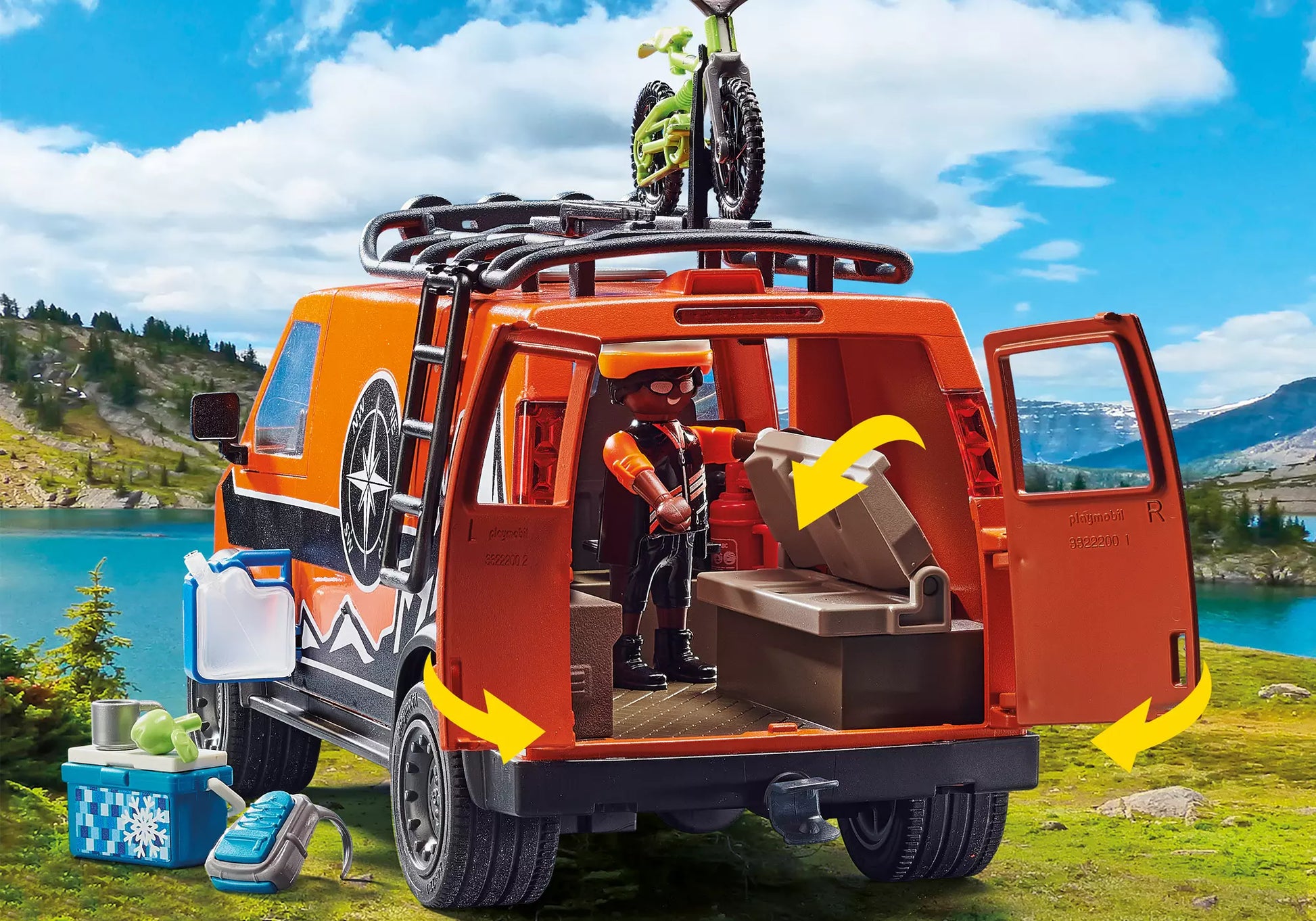 Playmobil 70660 Off Road Action Adventure Van - plegobil