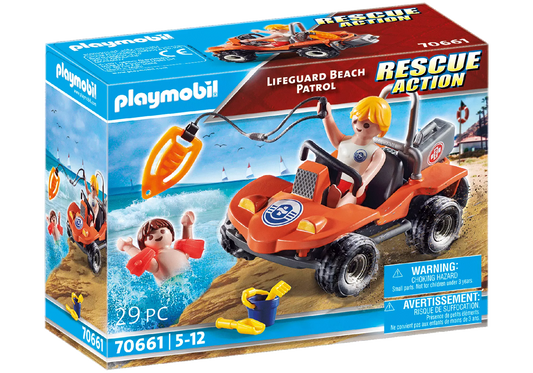 Playmobil 70661 Rescue Action Lifeguard Beach Patrol - plegobil