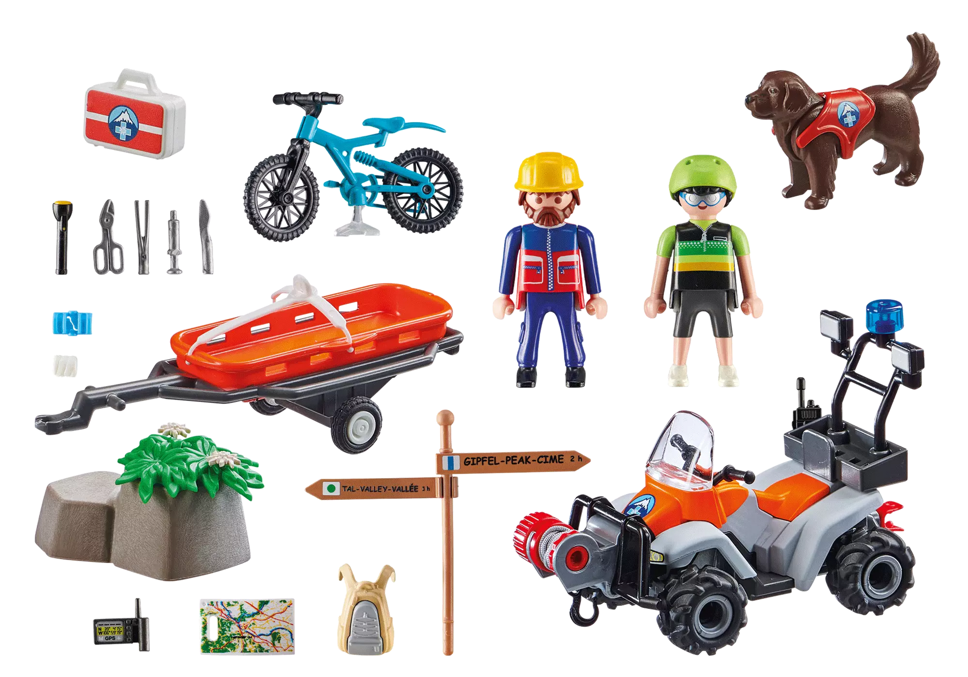 Playmobil 70662 Rescue Action Mountain Biker Rescue - plegobil