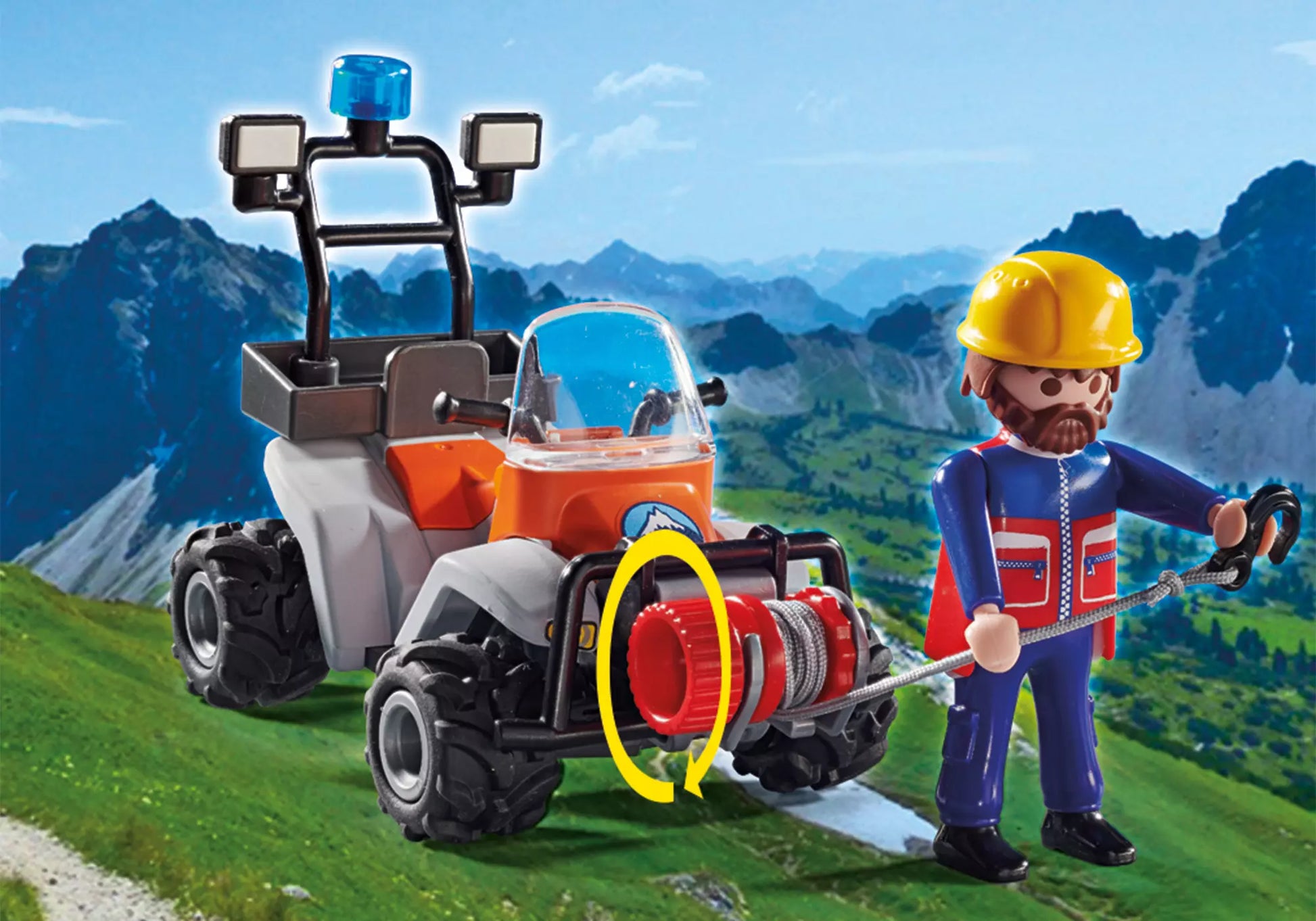 Playmobil 70662 Rescue Action Mountain Biker Rescue - plegobil