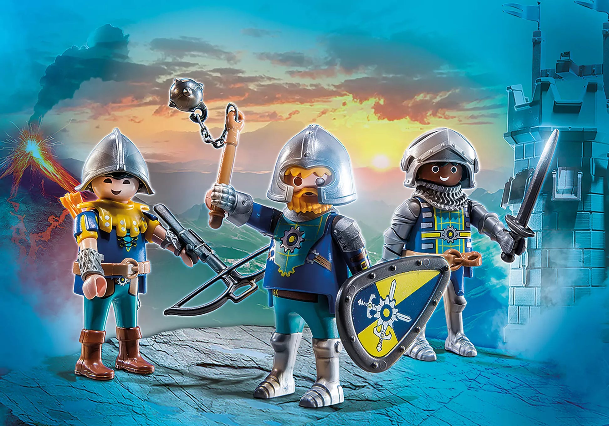 Playmobil 70671 Novelmore 3er Set Novelmore Ritter - plegobil