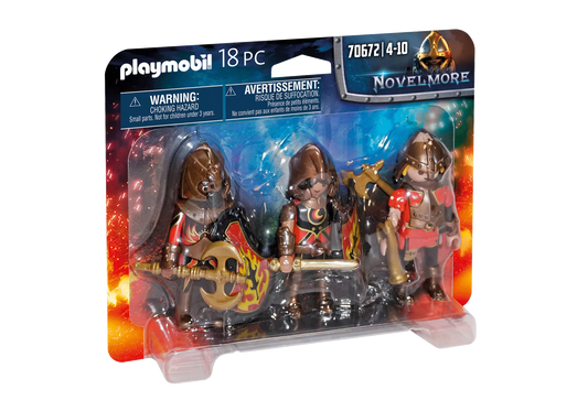 Playmobil 70672 Novelmore 3er Set Burnham Raiders - plegobil