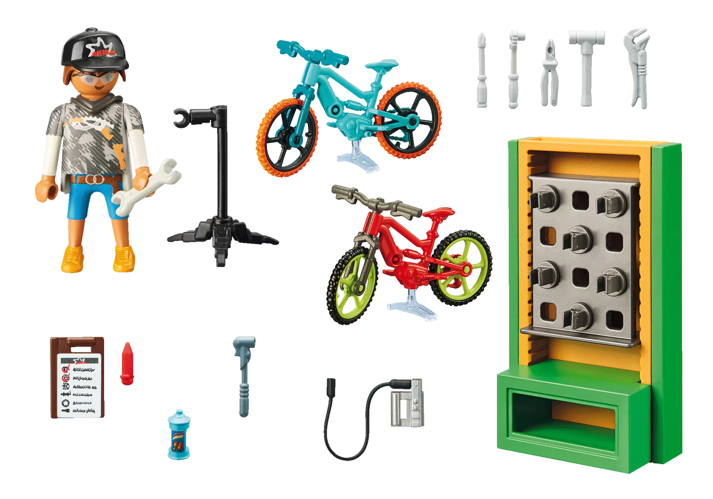 Playmobil 70674 City Life Geschenkset E-Bike-Werkstatt - plegobil