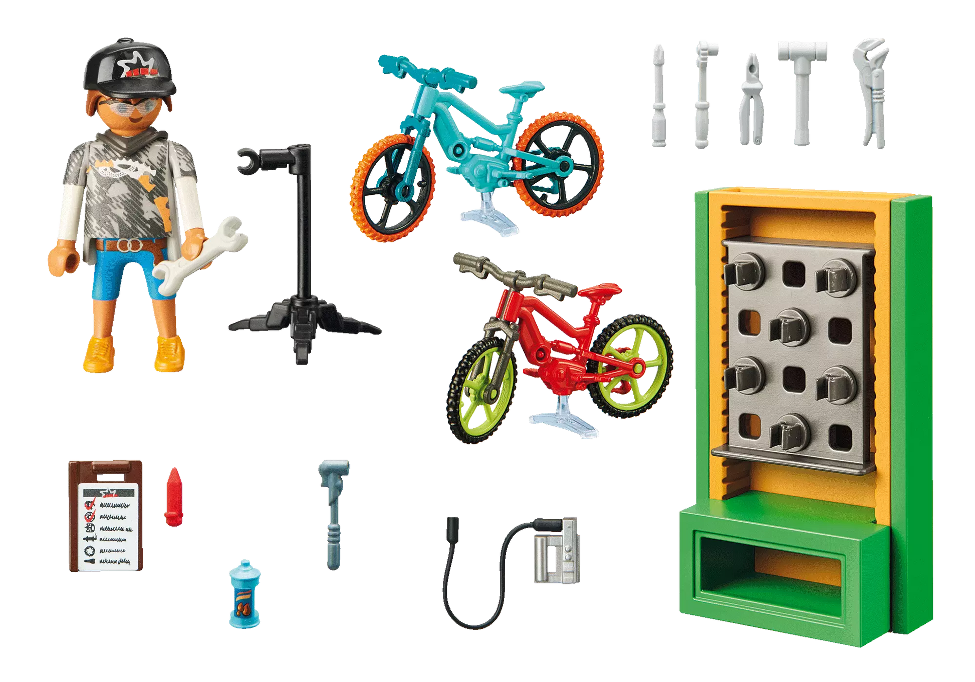 Playmobil 70674 City Life Geschenkset E-Bike-Werkstatt - plegobil