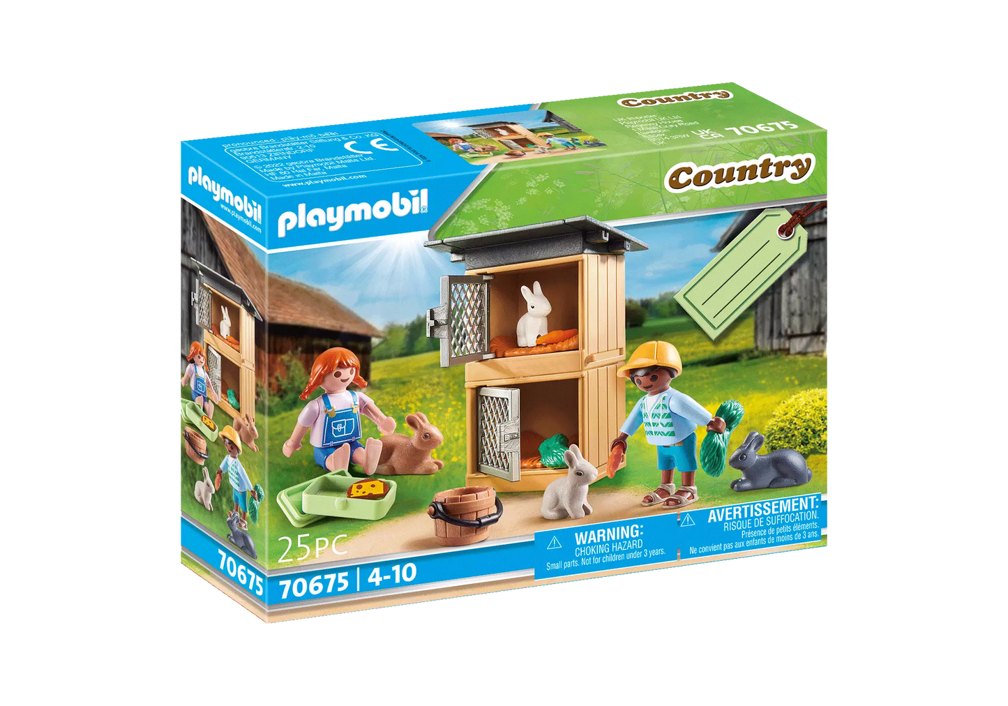 Playmobil 70675 Country Geschenkset Kaninchenfütterung - plegobil