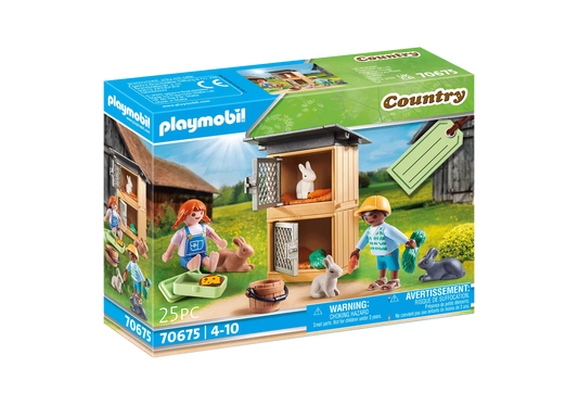 Playmobil 70675 Country Geschenkset Kaninchenfütterung - plegobil