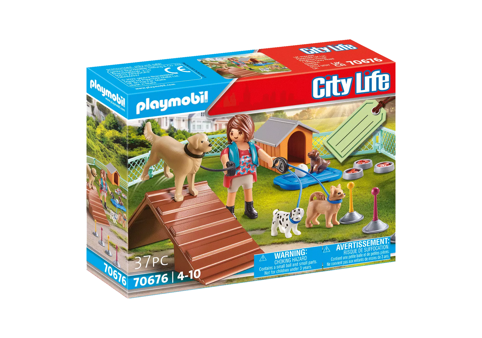 Playmobil 70676 City Life Geschenkset Hundetrainerin - plegobil