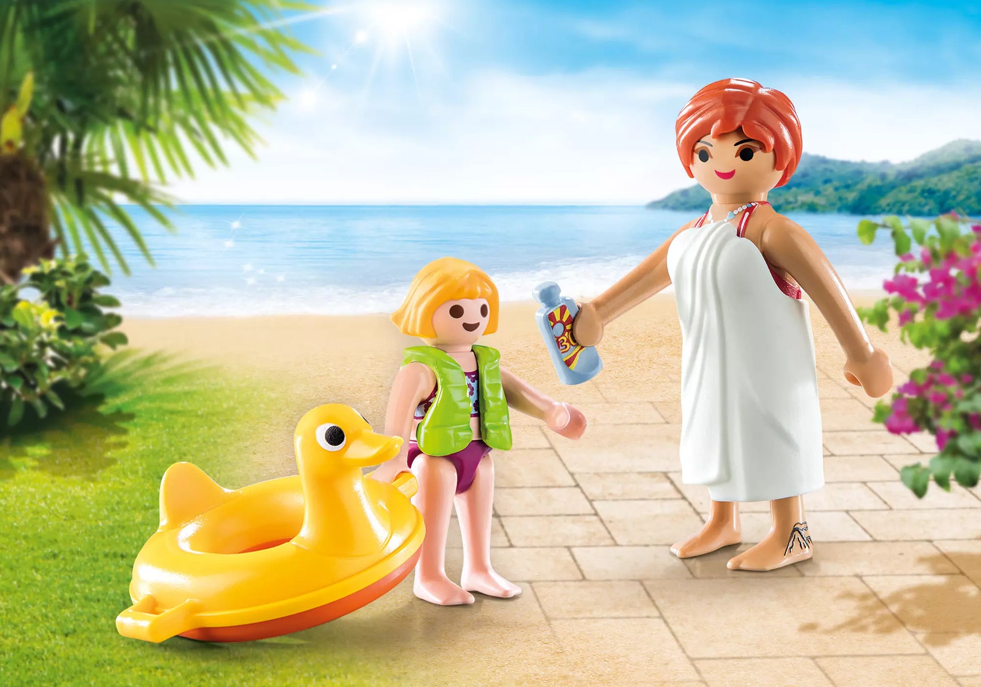 Playmobil 70690 Family Fun DuoPack Aqua Park Badegäste - plegobil