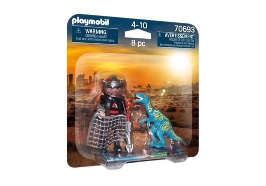 Playmobil 70693 Dino Rise DuoPack Jagd auf Velociraptor - plegobil