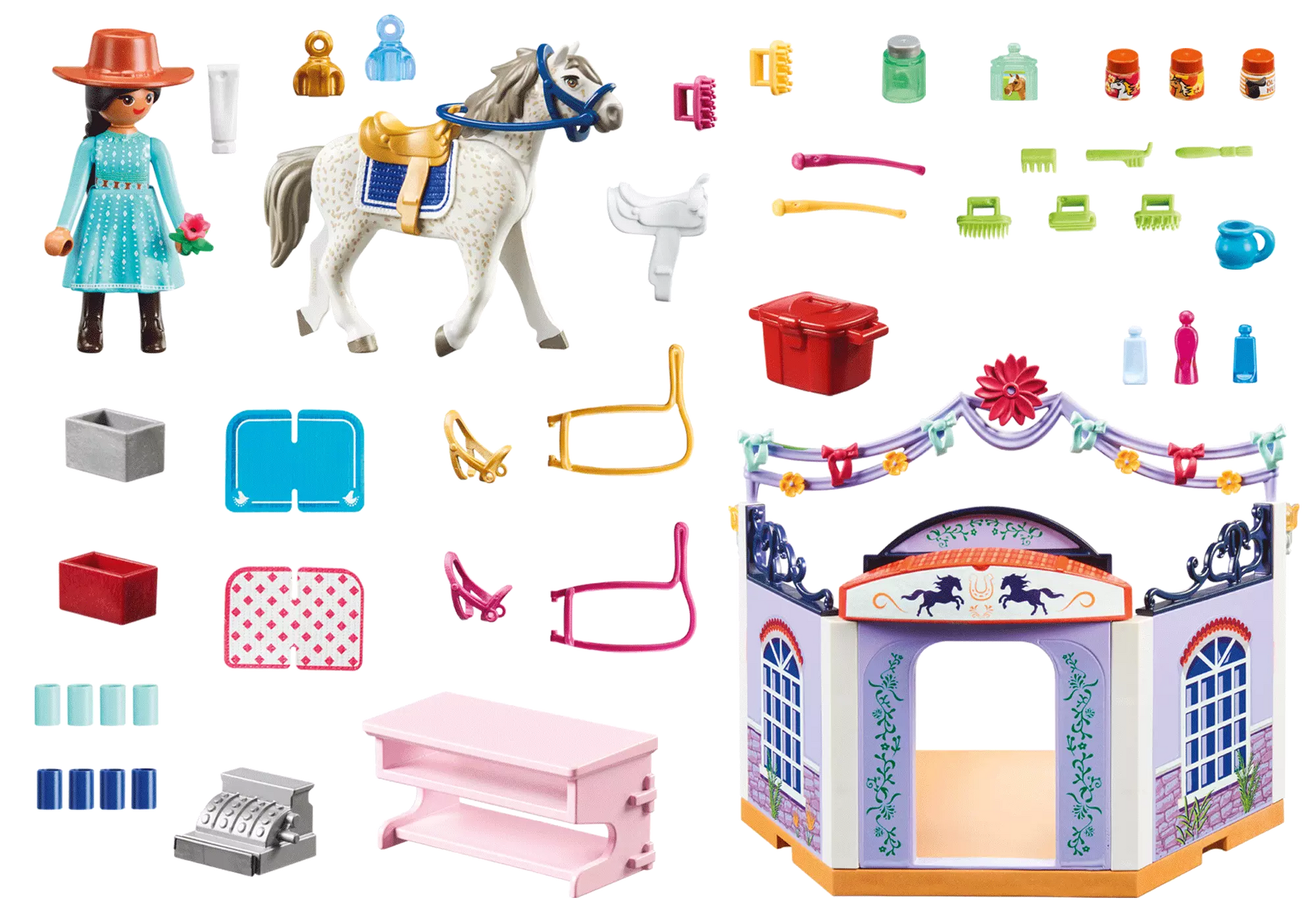 Playmobil 70695 Spirit Miradero Reitladen - plegobil