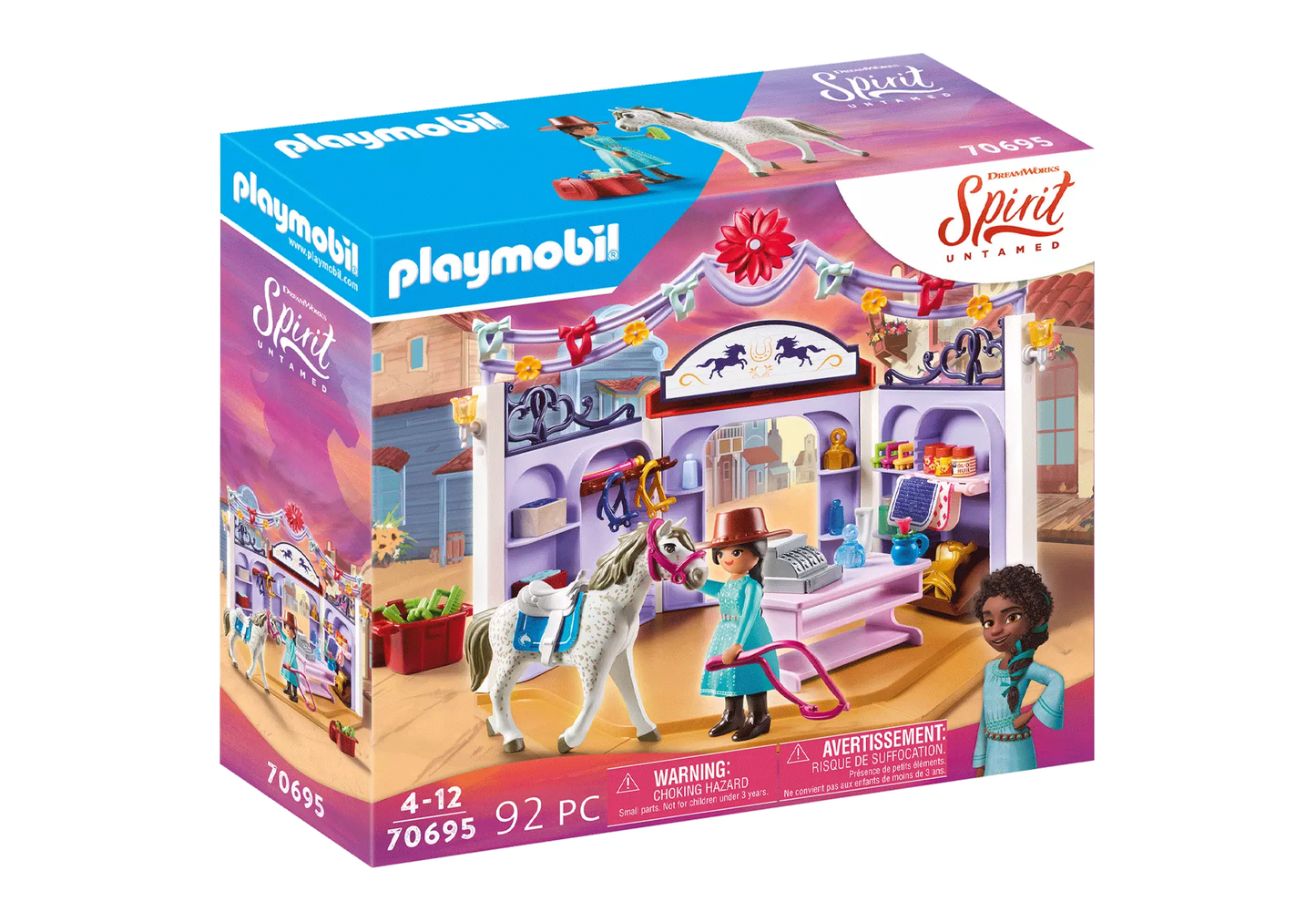 Playmobil 70695 Spirit Miradero Reitladen - plegobil
