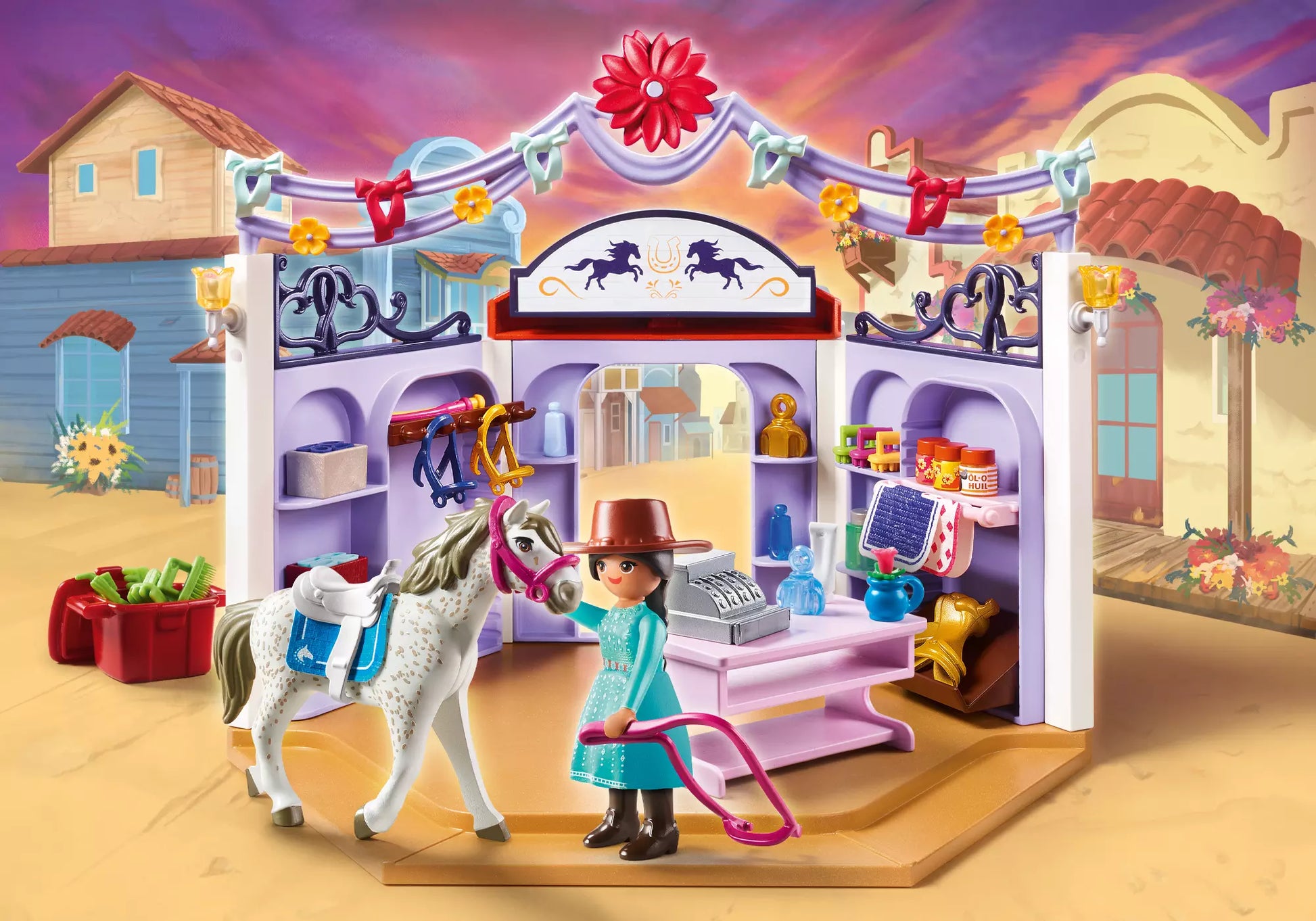 Playmobil 70695 Spirit Miradero Reitladen - plegobil