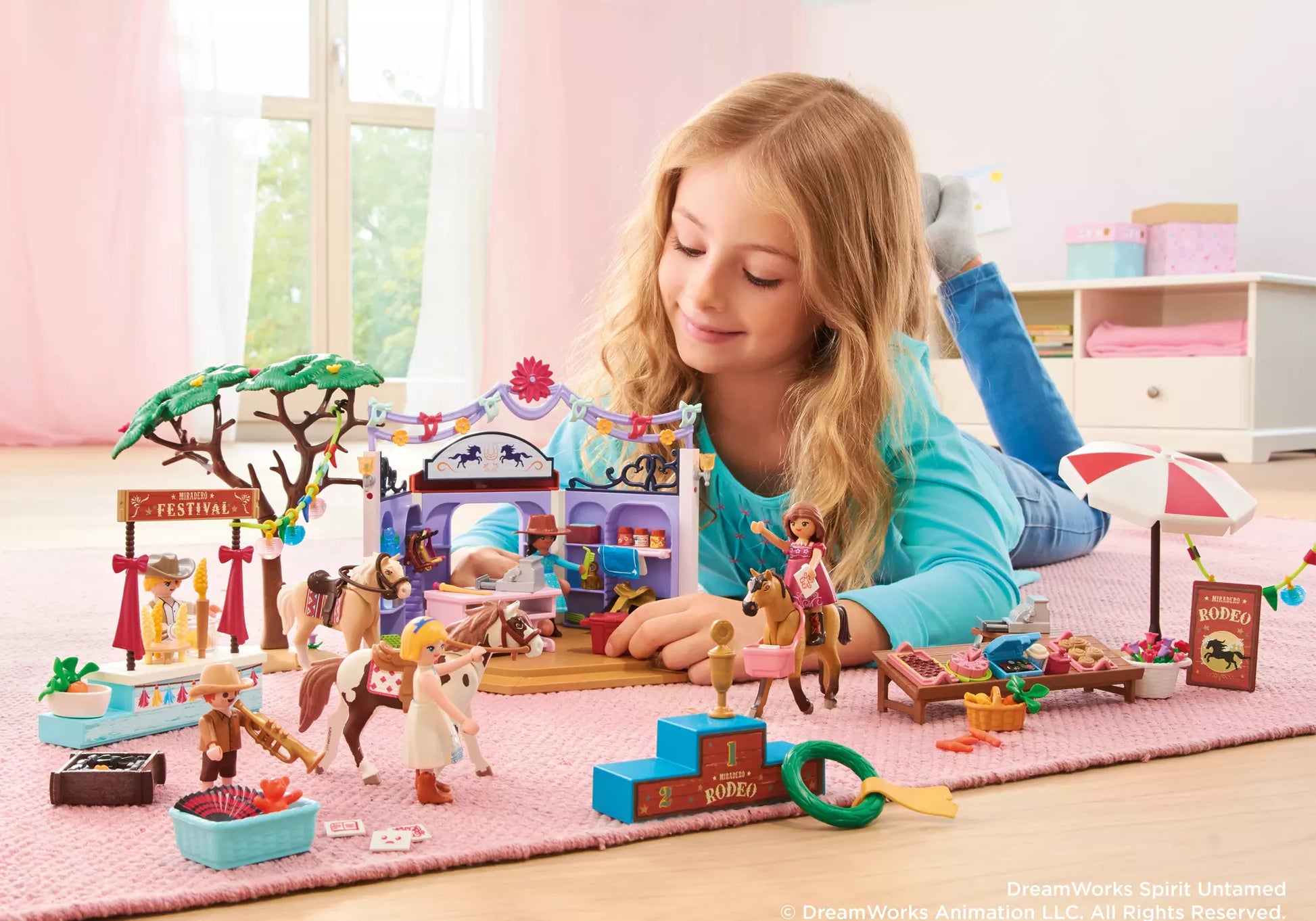 Playmobil 70695 Spirit Miradero Reitladen - plegobil