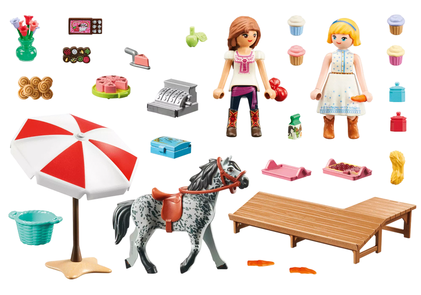 Playmobil 70696 Spirit Miradero Süßigkeitenstand - plegobil
