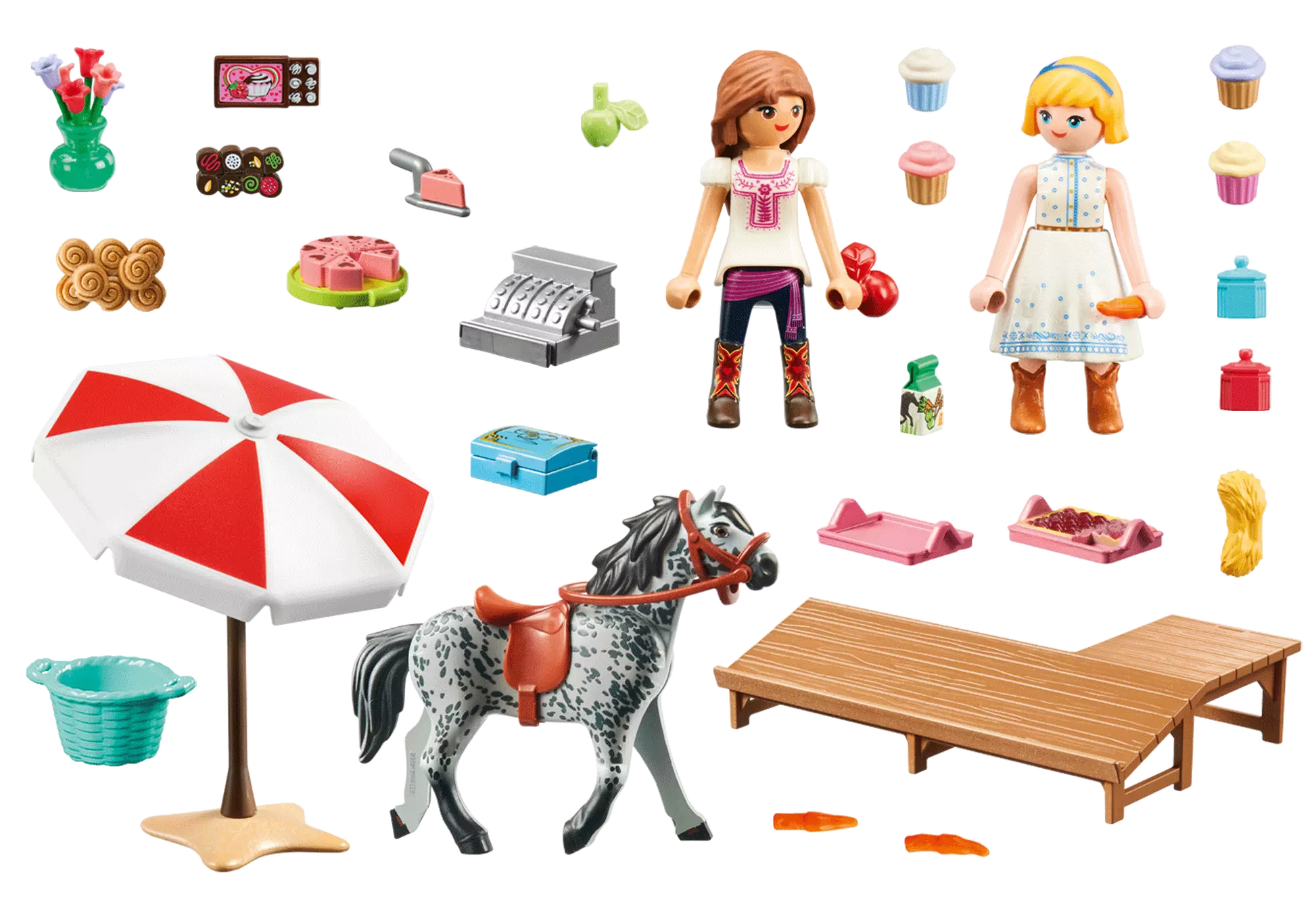 Playmobil 70696 Spirit Miradero Süßigkeitenstand - plegobil