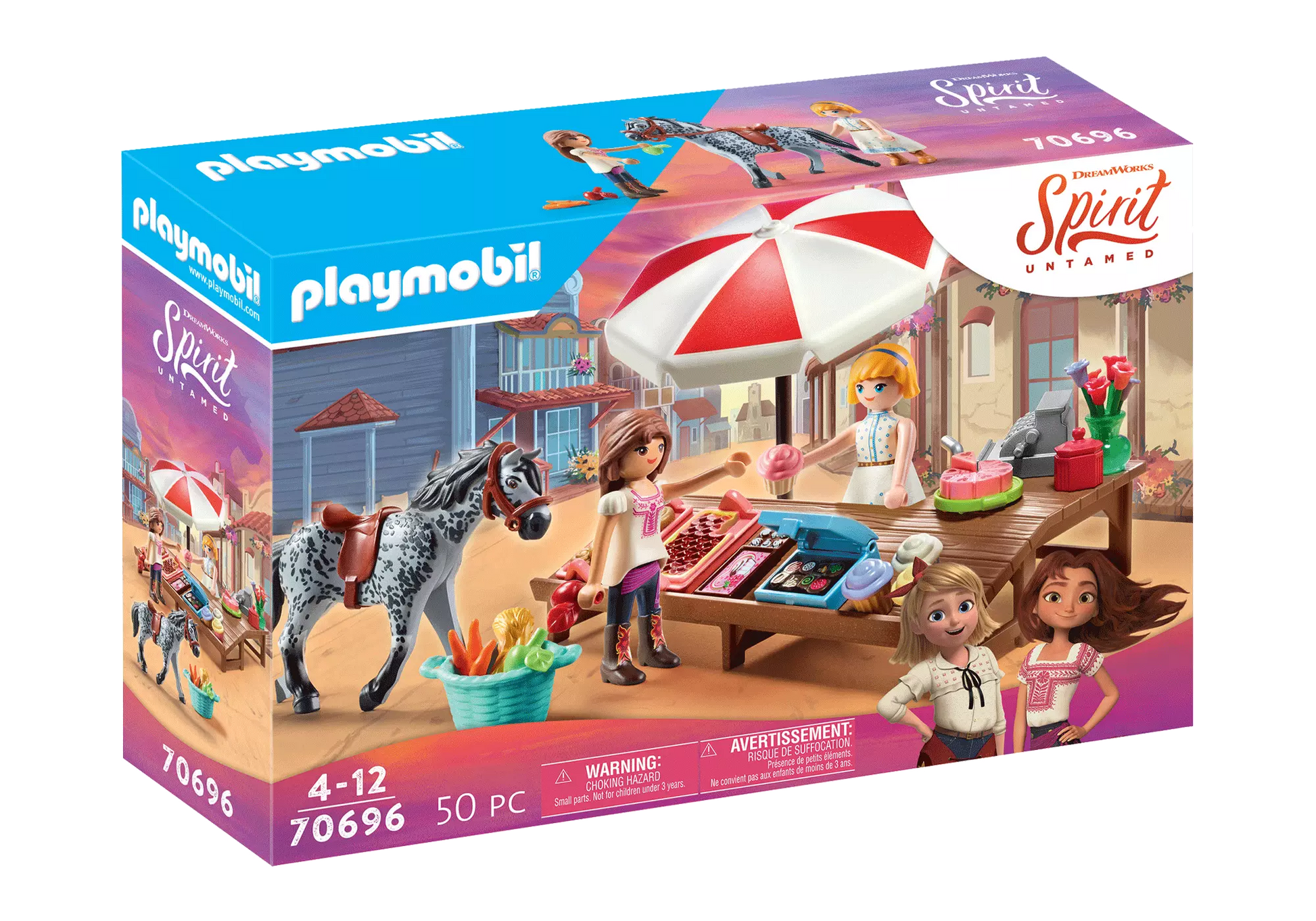 Playmobil 70696 Spirit Miradero Süßigkeitenstand - plegobil