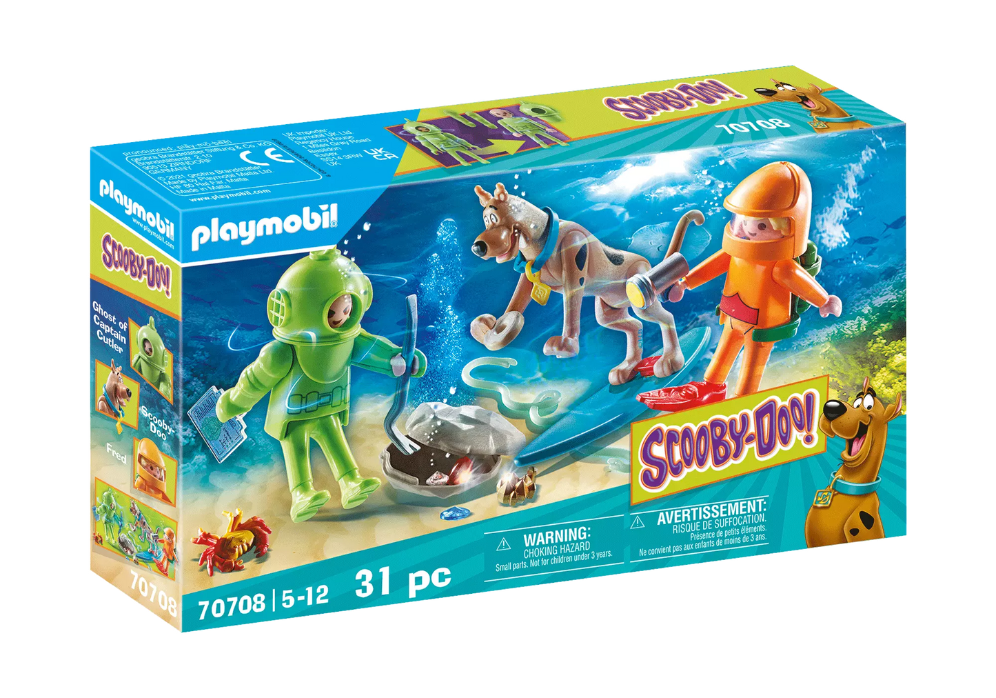 Playmobil 70708 Scooby-Doo! Abenteuer mit Ghost of Captain Cutler - plegobil