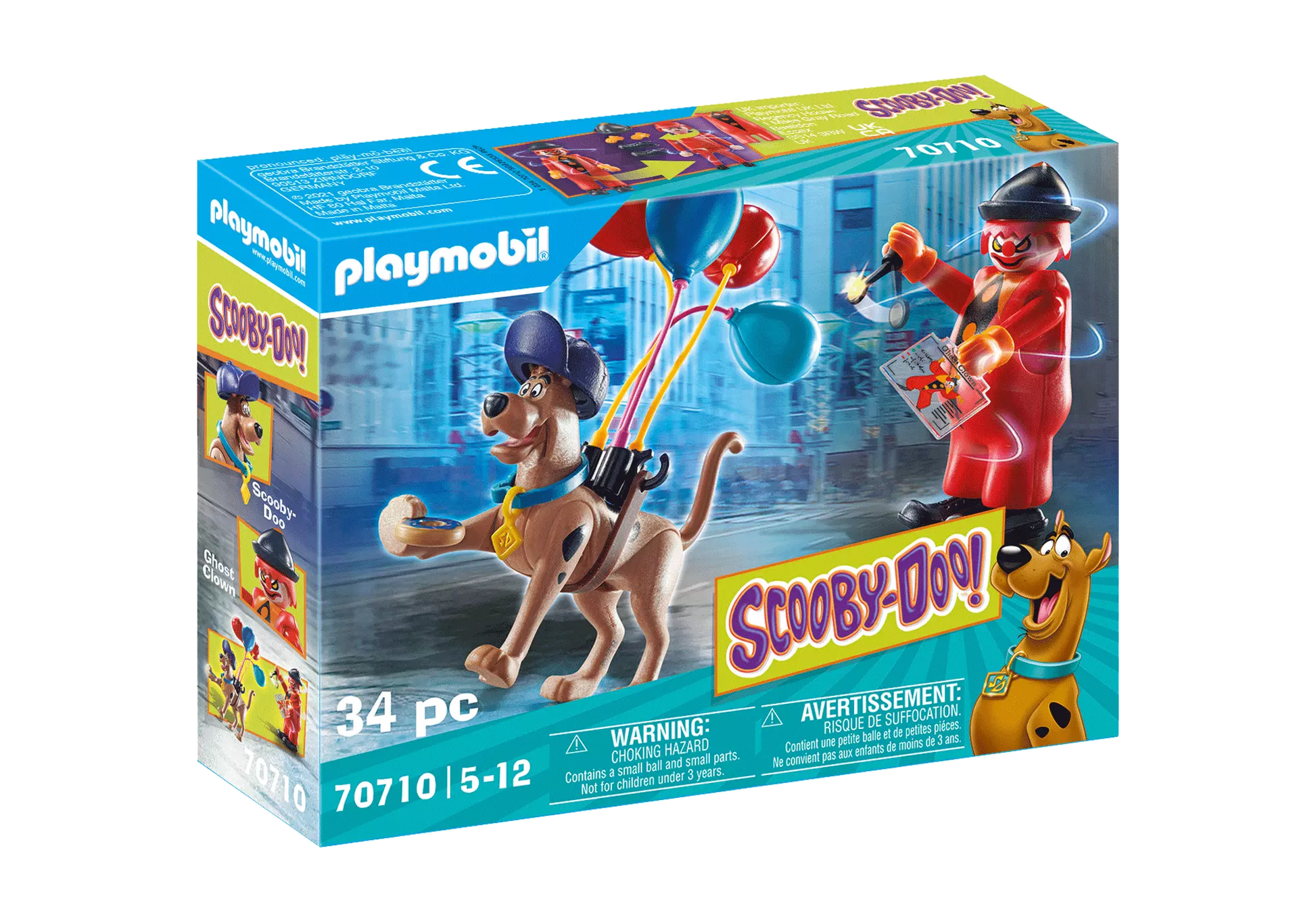 Playmobil 70710 Scooby-Doo! Abenteuer mit Ghost Clown - plegobil