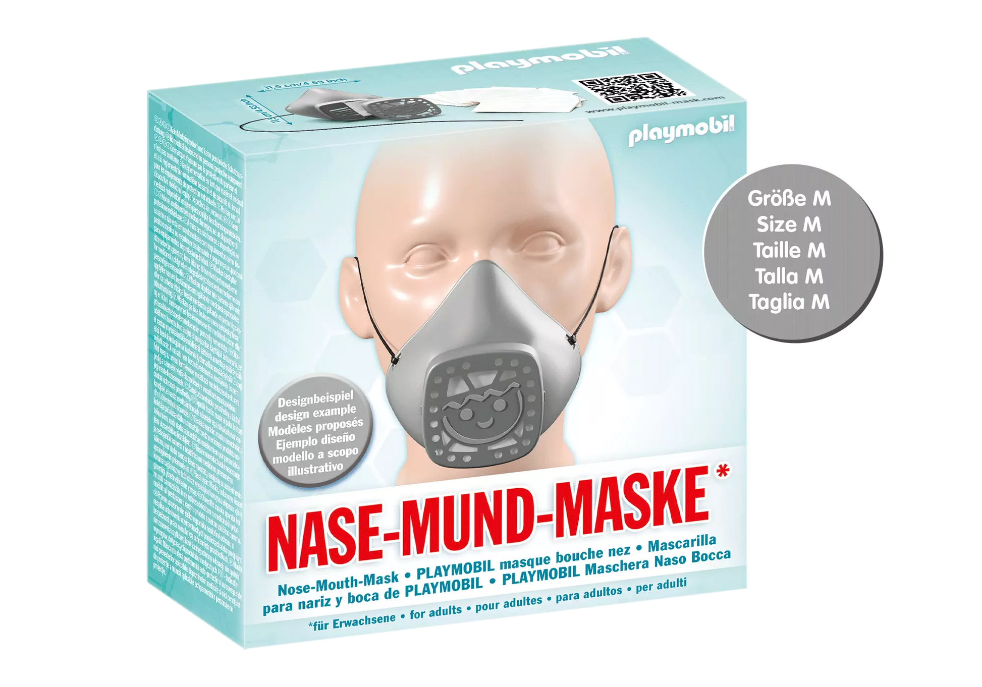 Playmobil 70724 Merchandise Mund-Nase Maske Größe M - plegobil