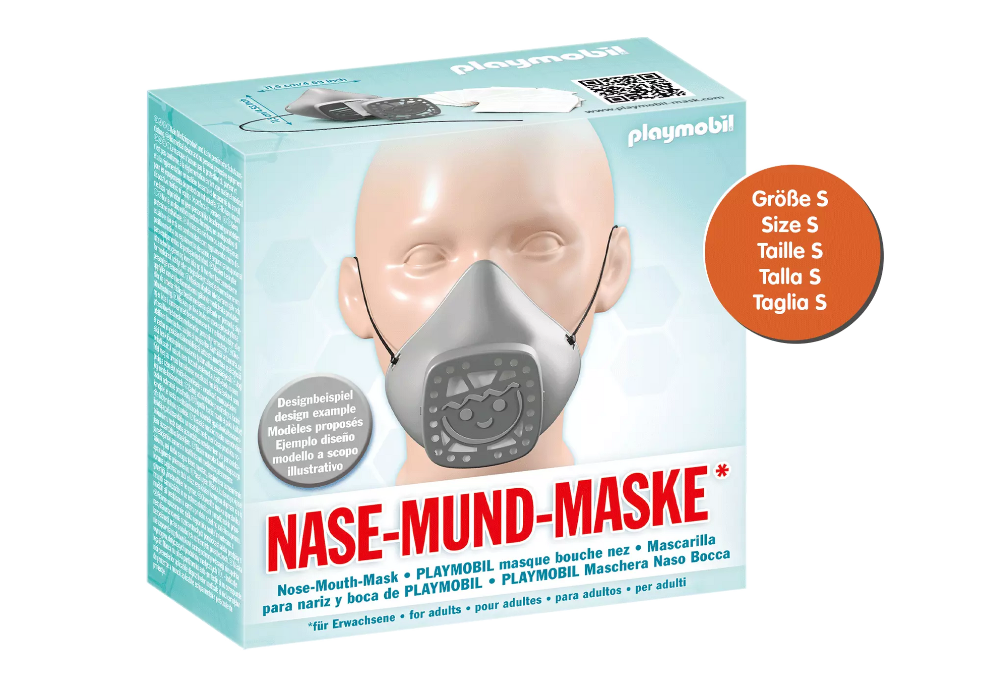 Playmobil 70726 Merchandise Mund-Nase Maske Größe S - plegobil