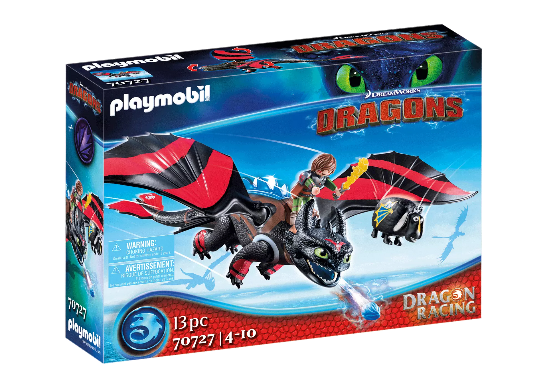Playmobil 70727 Dragons Dragon Racing: Hicks und Ohnezahn - plegobil