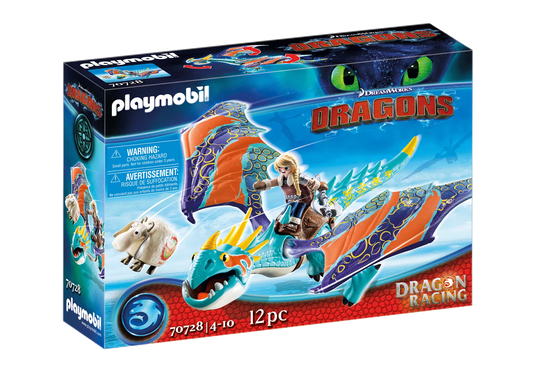 Playmobil 70728 Dragons Dragon Racing: Astrid und Sturmpfeil - plegobil