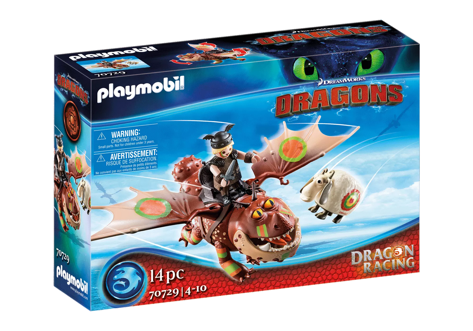 Playmobil 70729 Dragons Dragon Racing: Fischbein und Fleischklops - plegobil