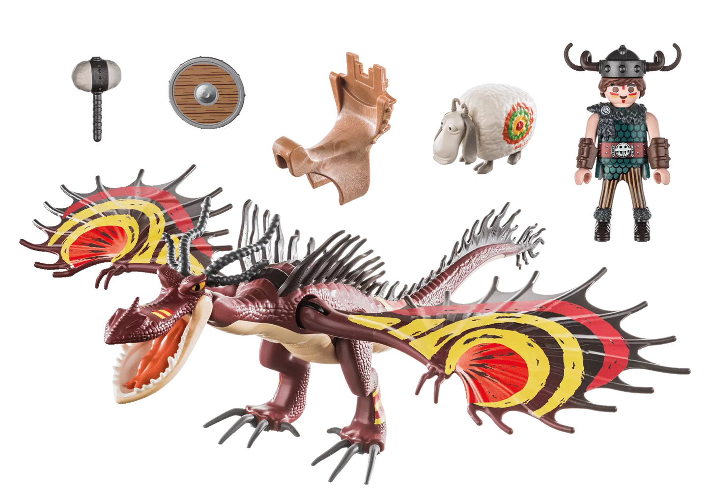 Playmobil 70731 Dragons Dragon Racing: Rotzbakke und Hakenzahn - plegobil