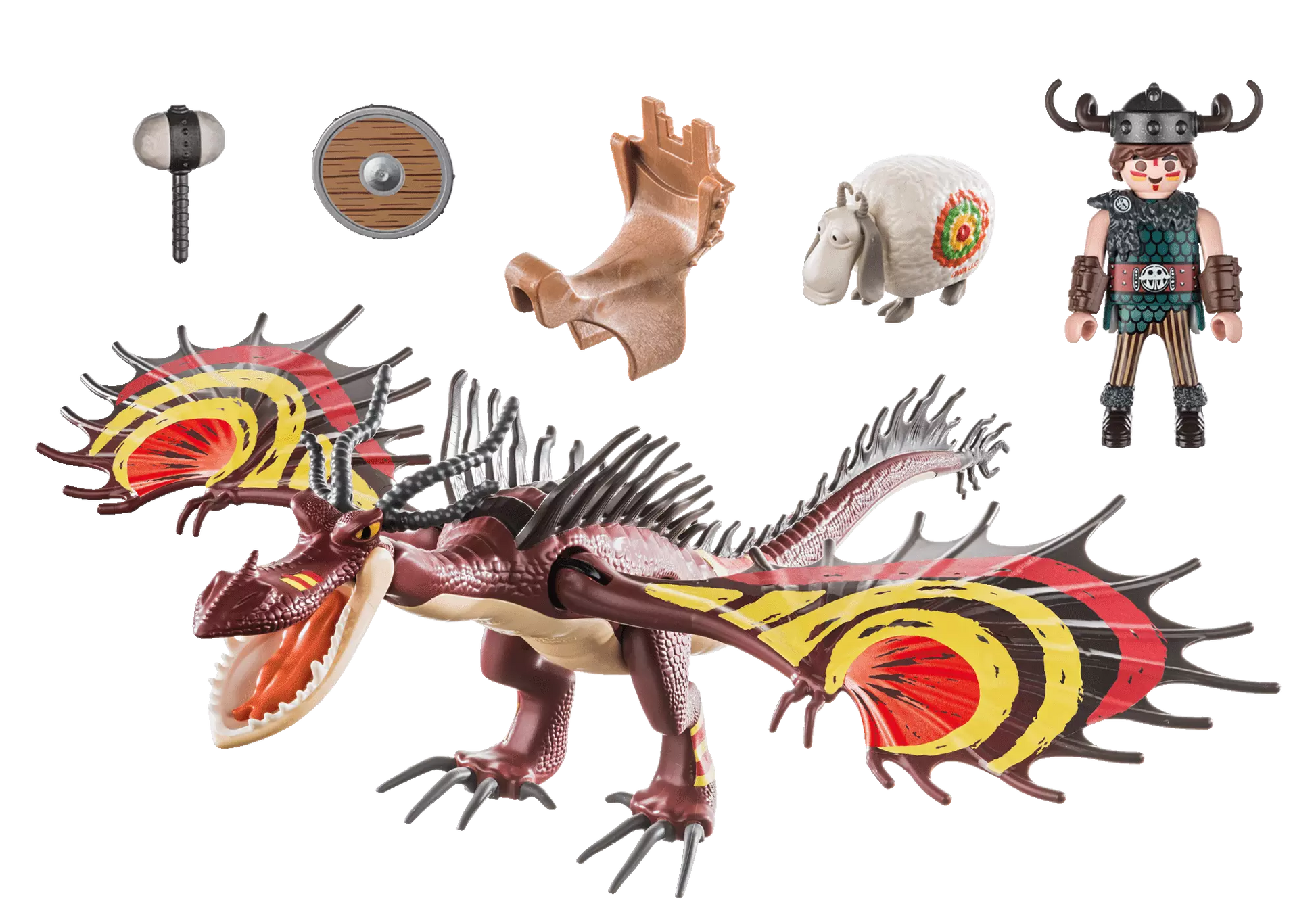 Playmobil 70731 Dragons Dragon Racing: Rotzbakke und Hakenzahn - plegobil