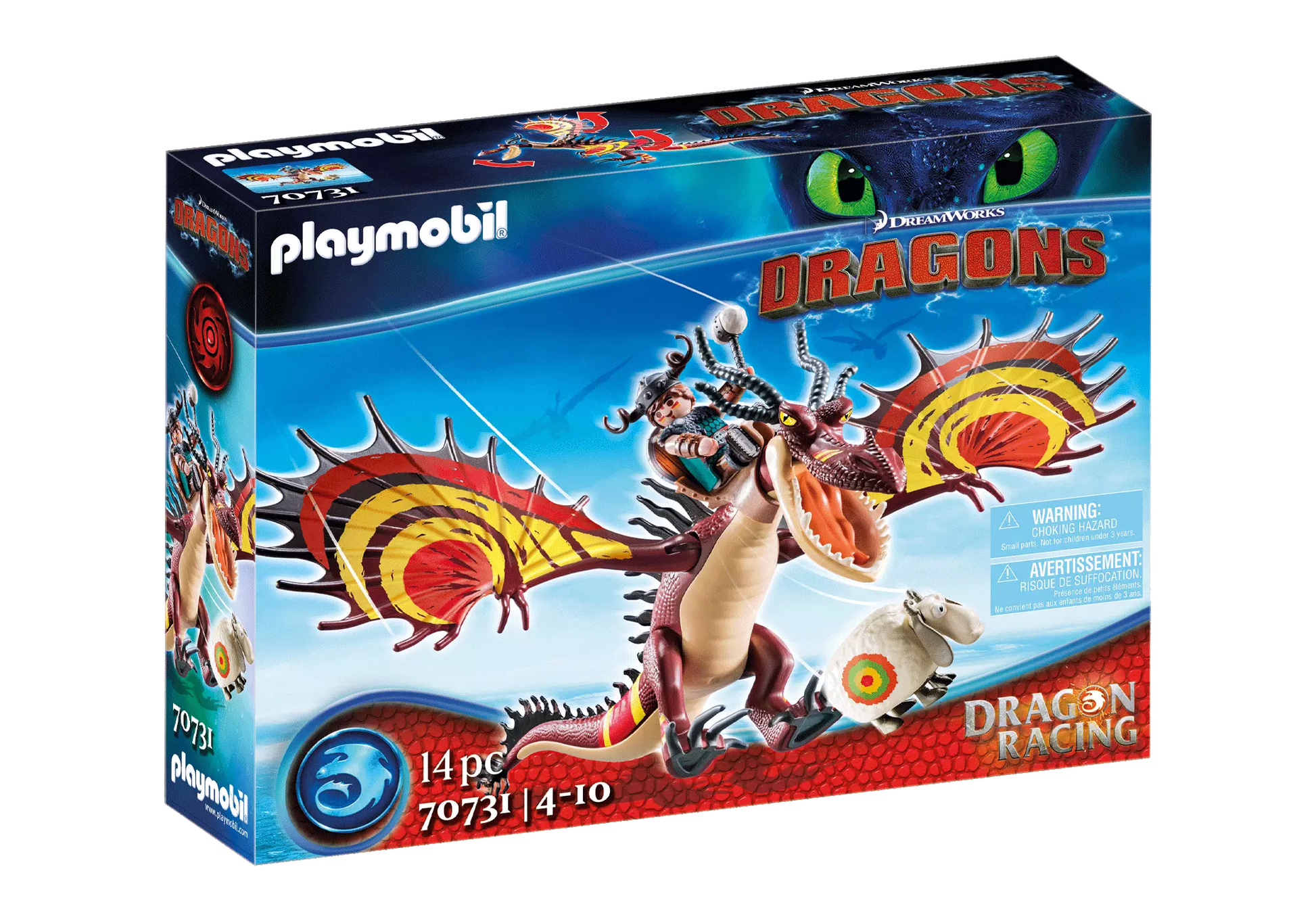 Playmobil 70731 Dragons Dragon Racing: Rotzbakke und Hakenzahn - plegobil