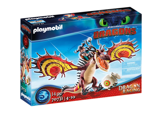 Playmobil 70731 Dragons Dragon Racing: Rotzbakke und Hakenzahn - plegobil
