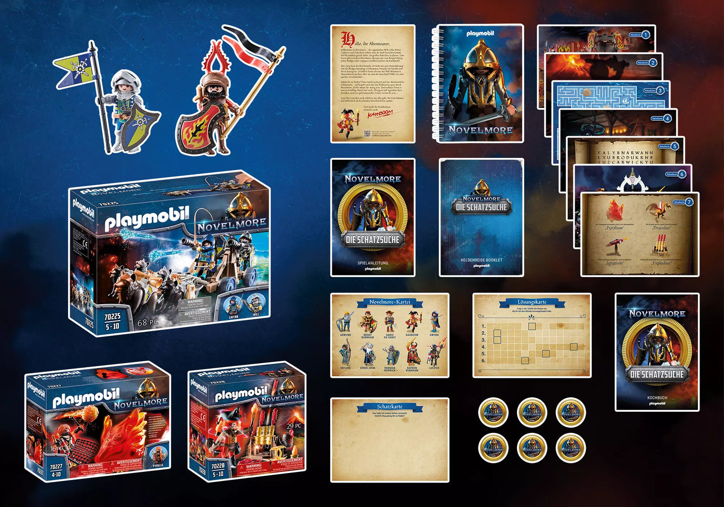 Playmobil 70736 Novelmore Komplettpaket Die Schatzsuche - plegobil