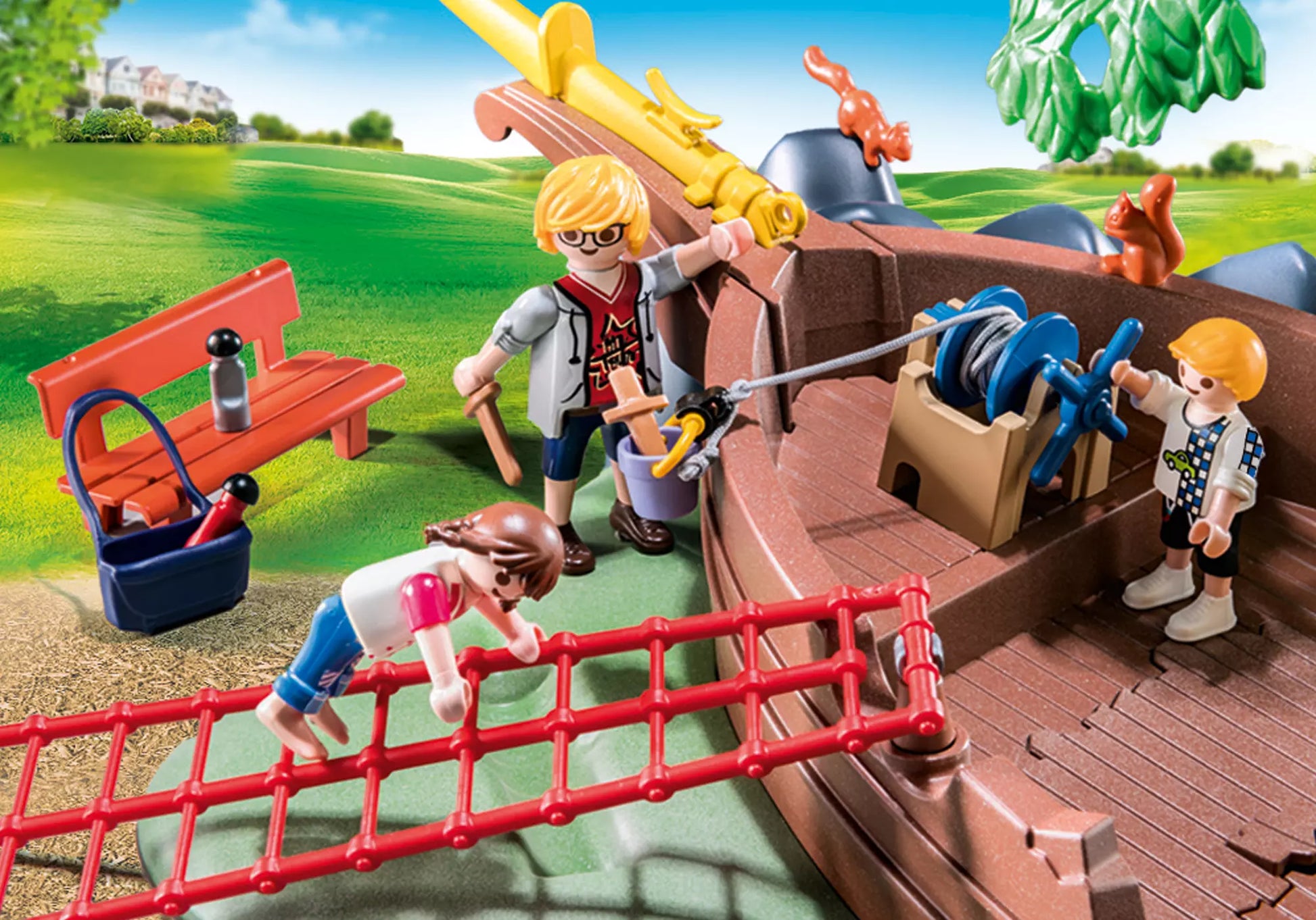 Playmobil 70741 City Life Abenteuerspielplatz mit Schiffswrack - plegobil