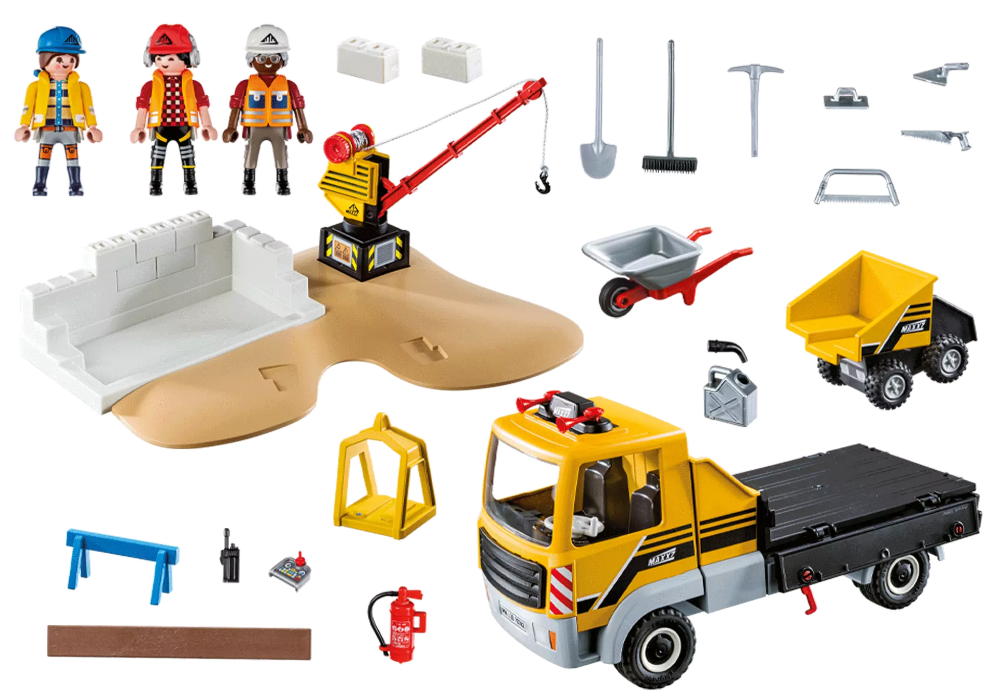 Playmobil 70742 City Life Baustelle mit Kipplaster - plegobil