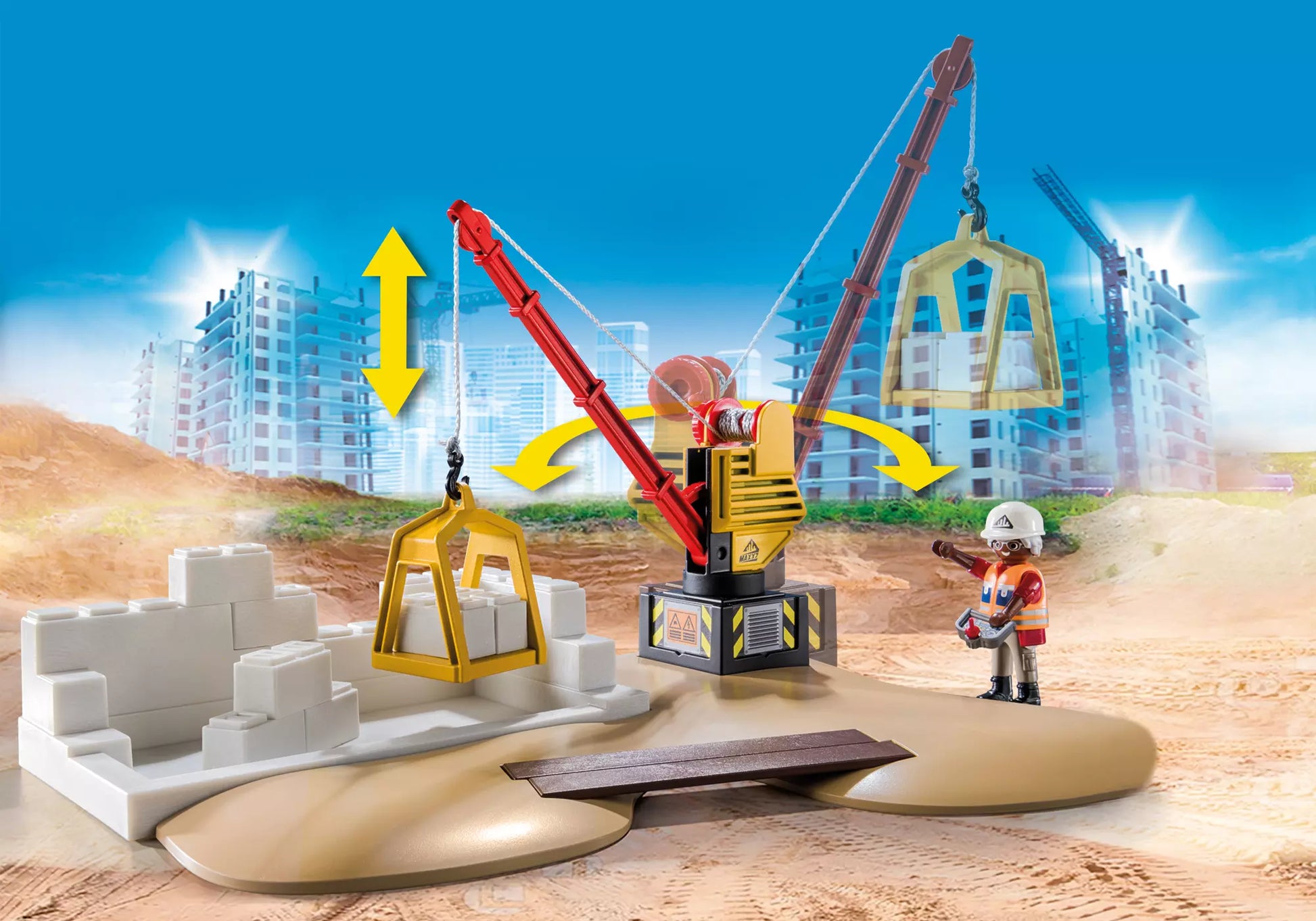 Playmobil 70742 City Life Baustelle mit Kipplaster - plegobil