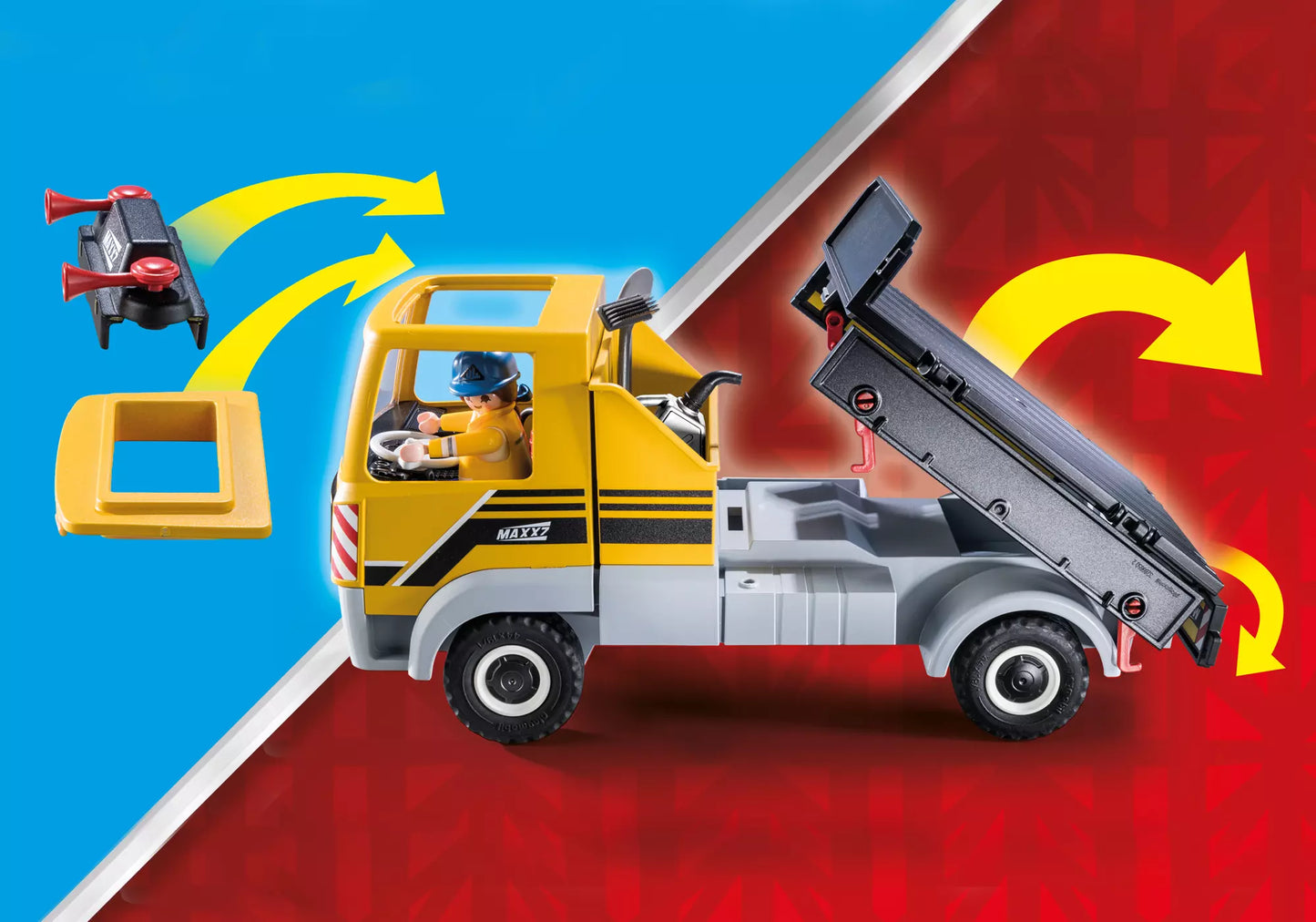 Playmobil 70742 City Life Baustelle mit Kipplaster - plegobil