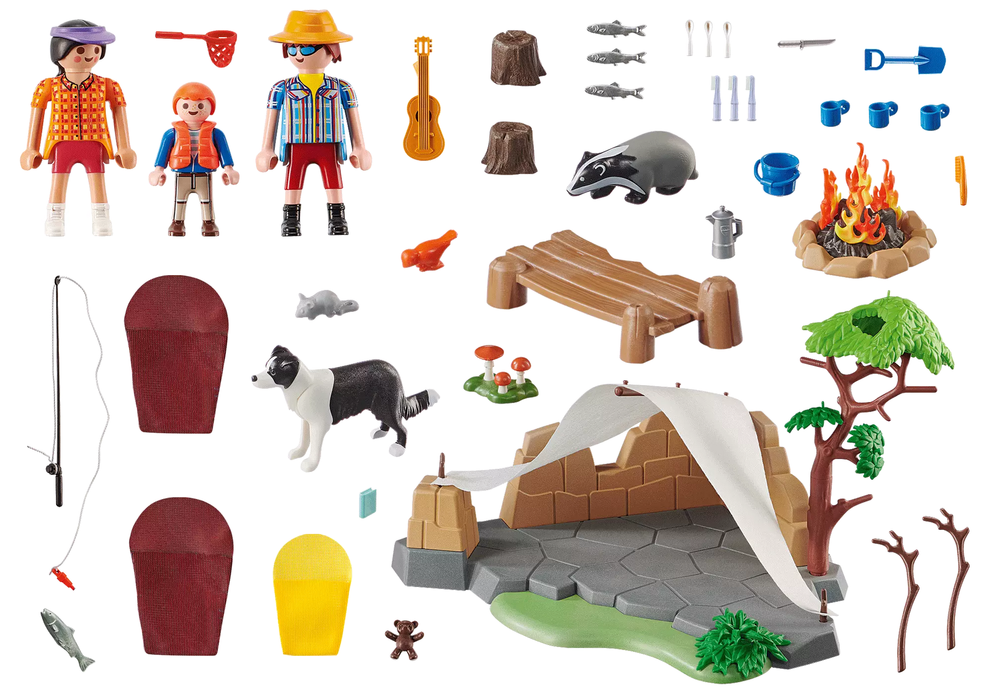 Playmobil 70743 Family Fun Promo Pack Familie beim Campingausflug - plegobil