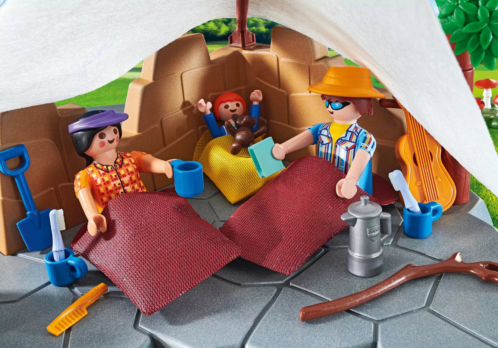 Playmobil 70743 Family Fun Promo Pack Familie beim Campingausflug - plegobil