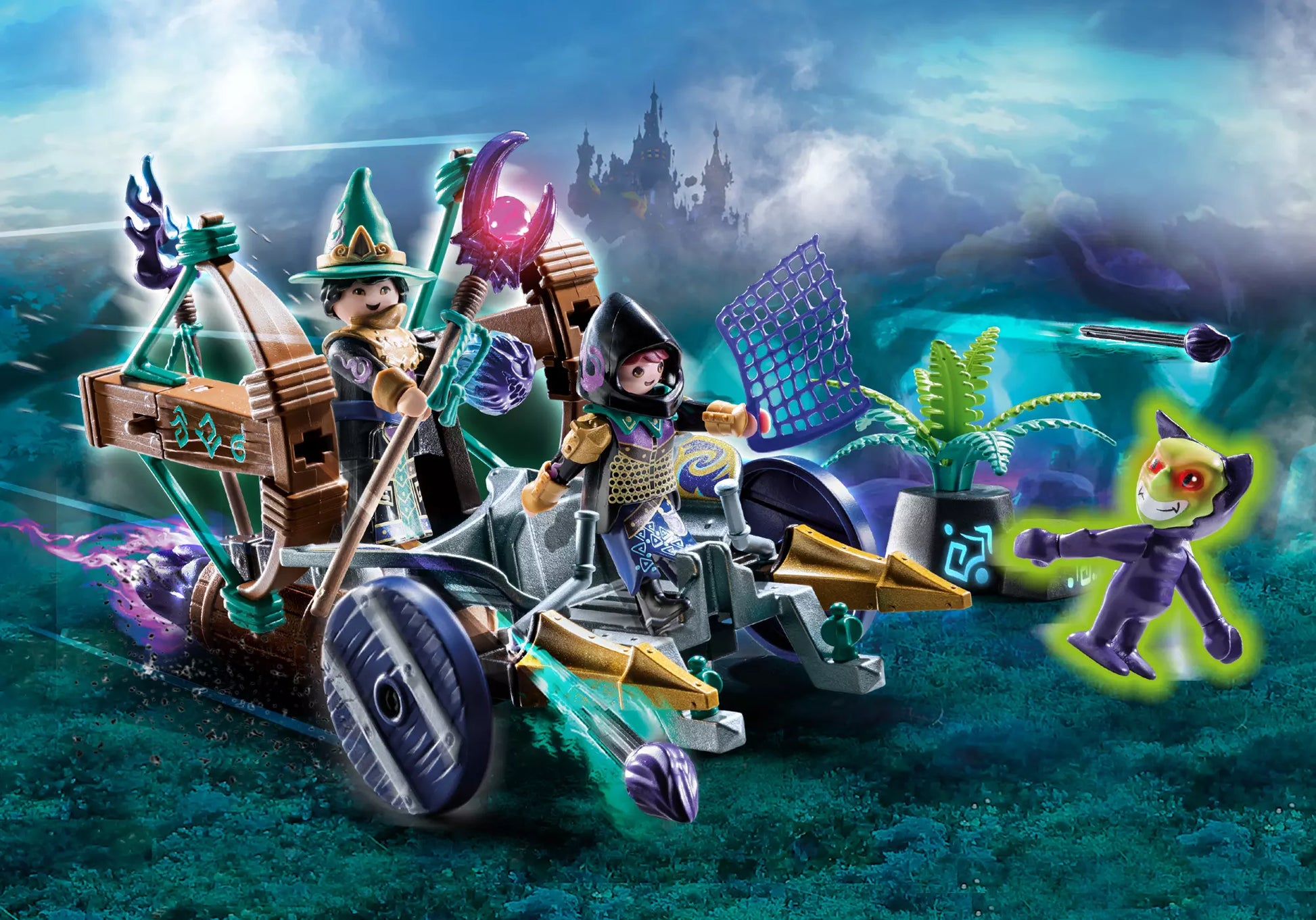 Playmobil 70748 Novelmore Violet Vale - Dämonen-Fangwagen - plegobil