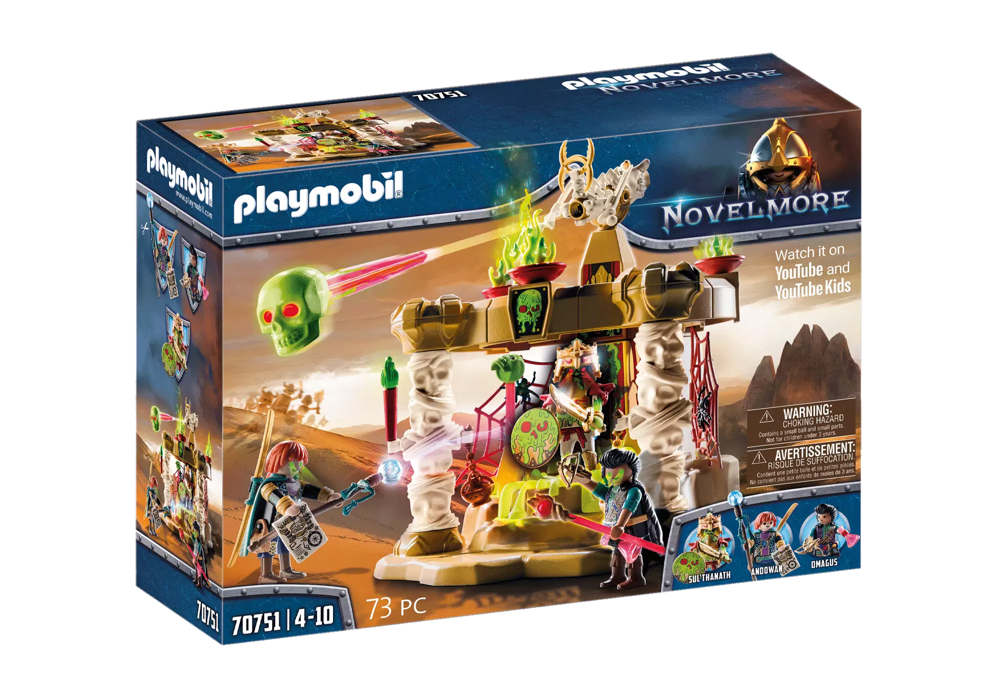 Playmobil 70751 Novelmore Salahari Sands - Tempel der Skelettarmee - plegobil