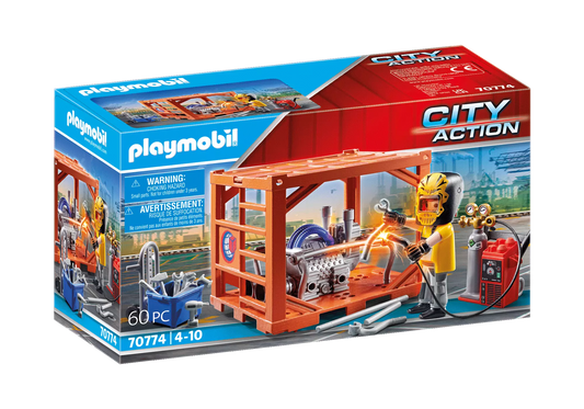 Playmobil 70774 City Action Containerfertigung - plegobil