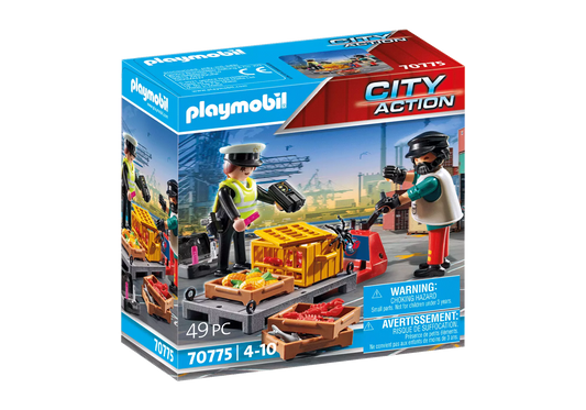 Playmobil 70775 City Action Zollkontrolle - plegobil