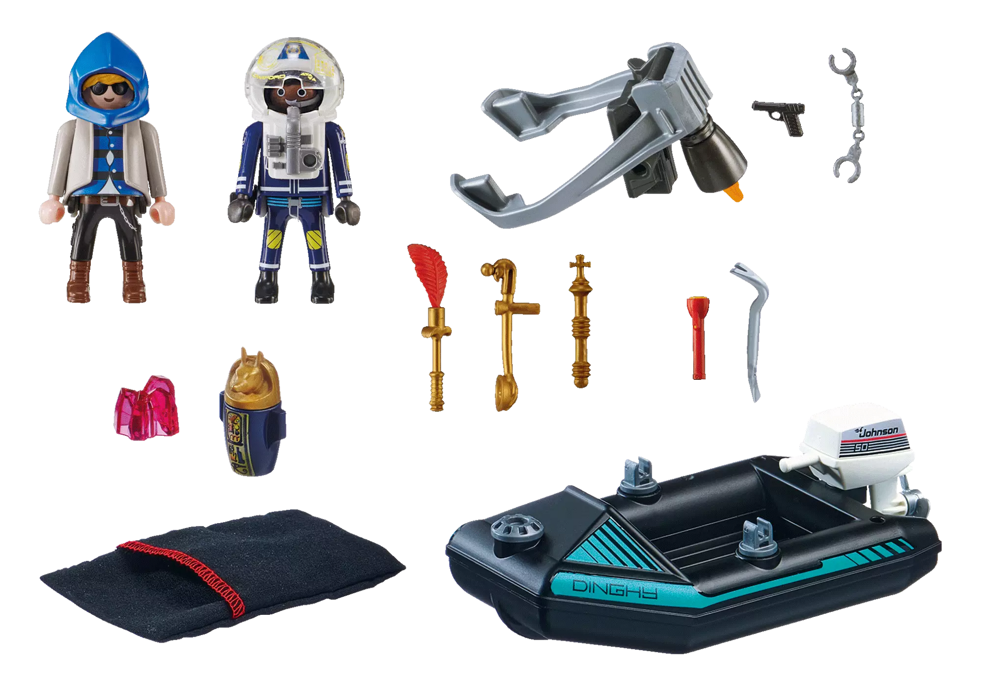 Playmobil 70782 City Action Polizei-Jetpack: Festnahme des Kunsträubers - plegobil