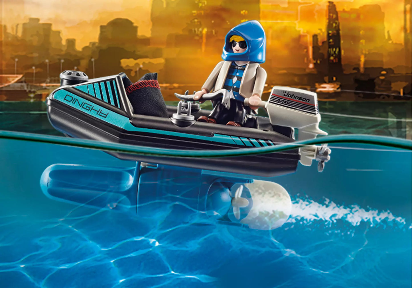 Playmobil 70782 City Action Polizei-Jetpack: Festnahme des Kunsträubers - plegobil