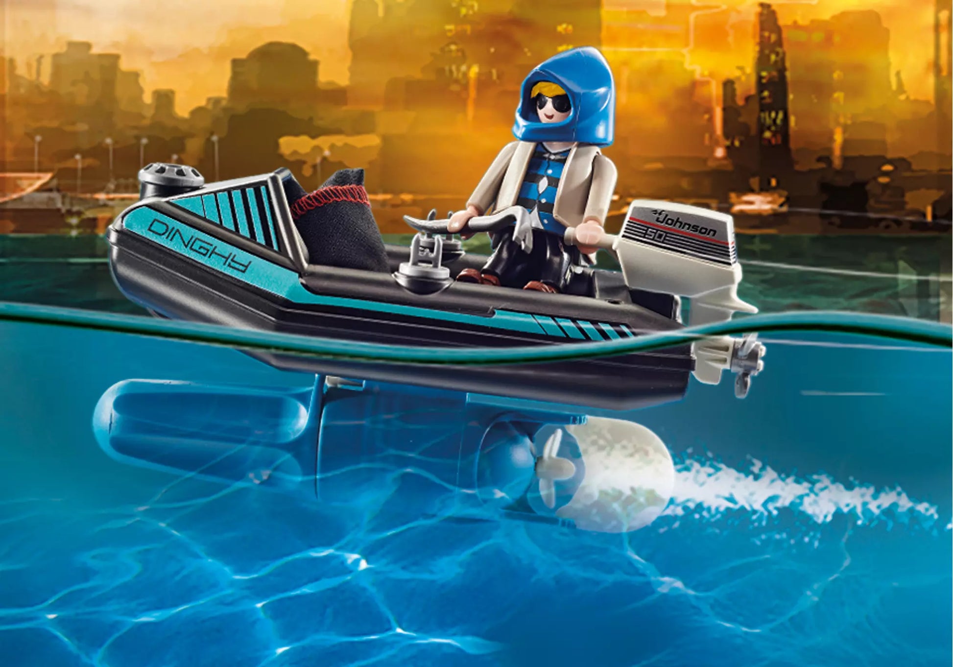 Playmobil 70782 City Action Polizei-Jetpack: Festnahme des Kunsträubers - plegobil