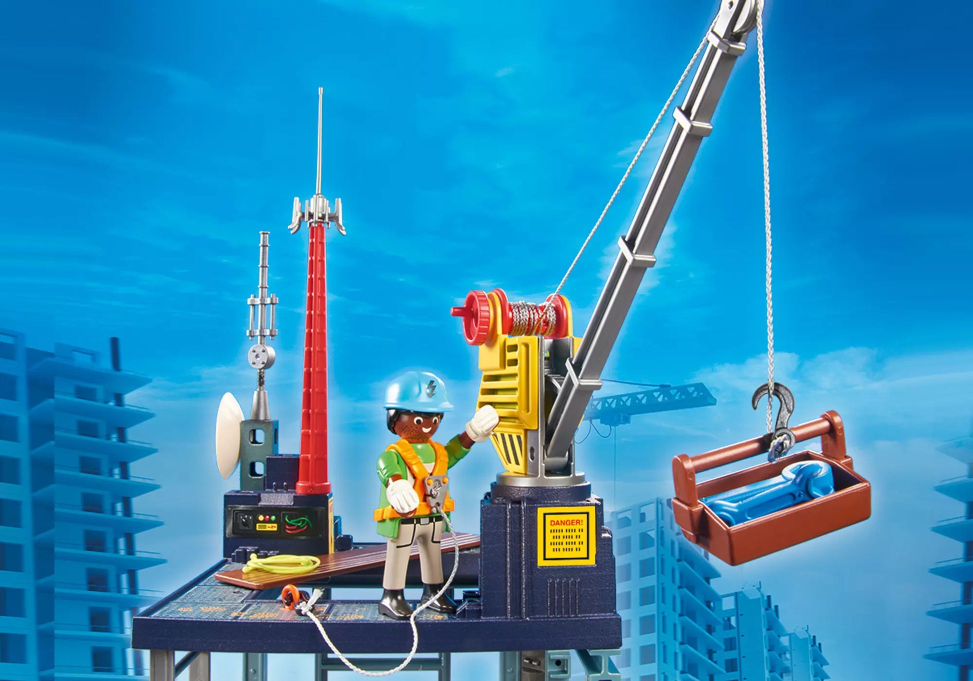 Playmobil 70816 City Action Starter Pack Baustelle mit Seilwinde - plegobil