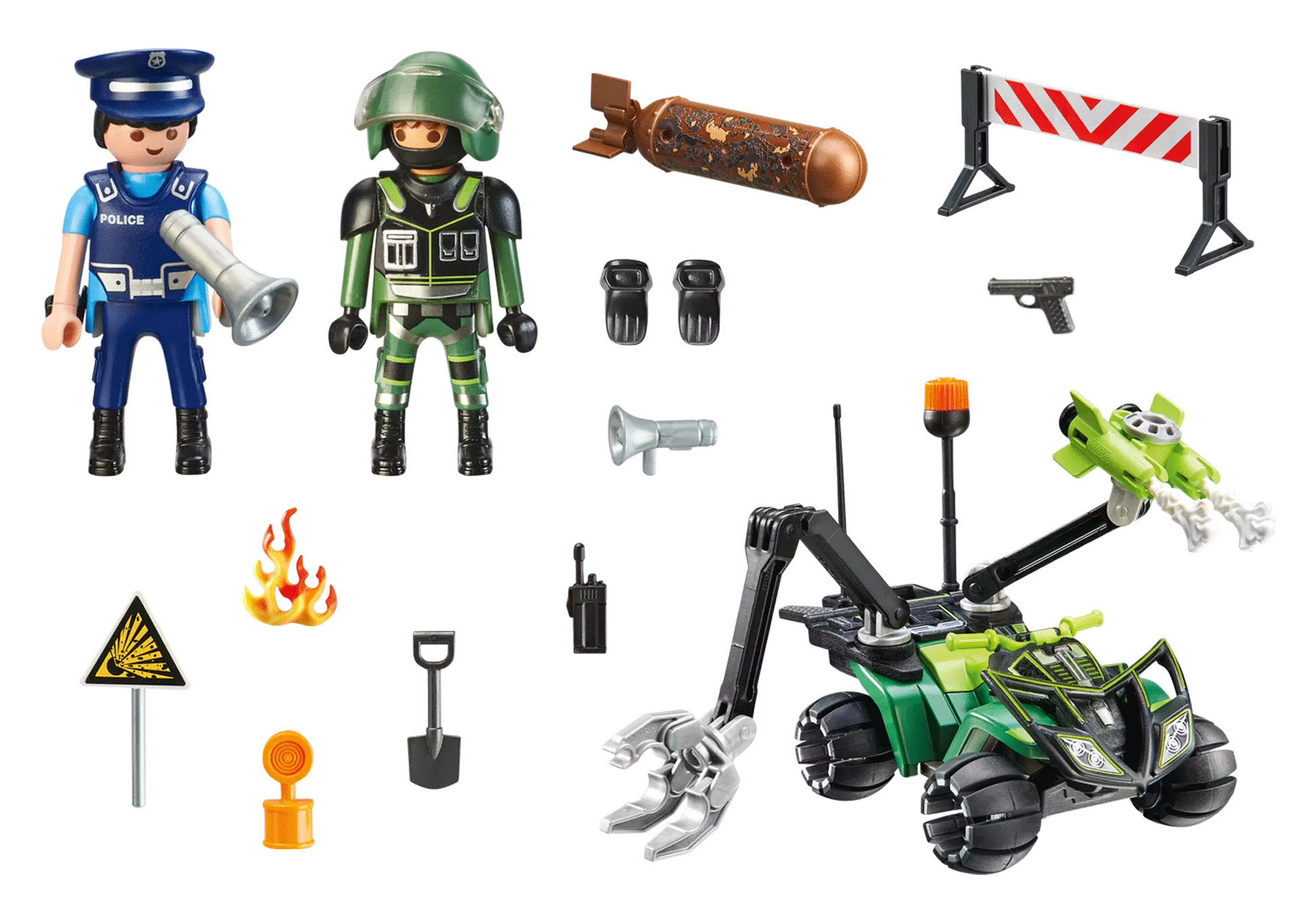 Playmobil 70817 City Action Starter Pack Polizei Gefahrentraining - plegobil